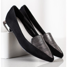Goodin Pompe alla moda in Spitz nero 2