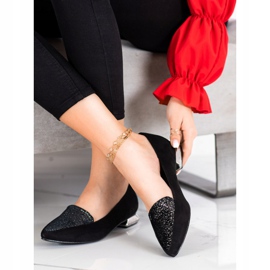 Goodin Pompe a punta alla moda nero 2