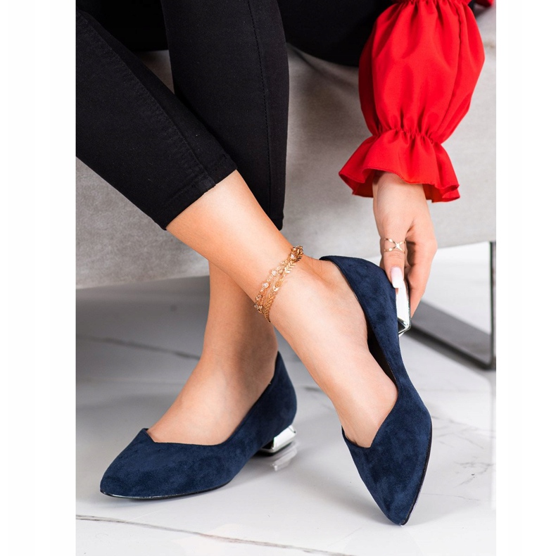 Goodin Décolleté con tacco piatto blu navy blu 1