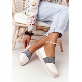 Espadrillas su suola intrecciata Big Star HH274480 Bianco 2