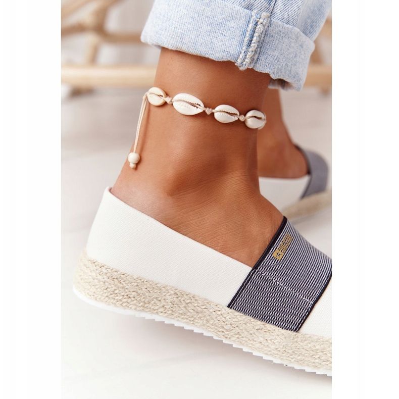 Espadrillas su suola intrecciata Big Star HH274480 Bianco 1