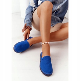 Big Star DD274A136 Espadrillas blu navy su suola intrecciata 1