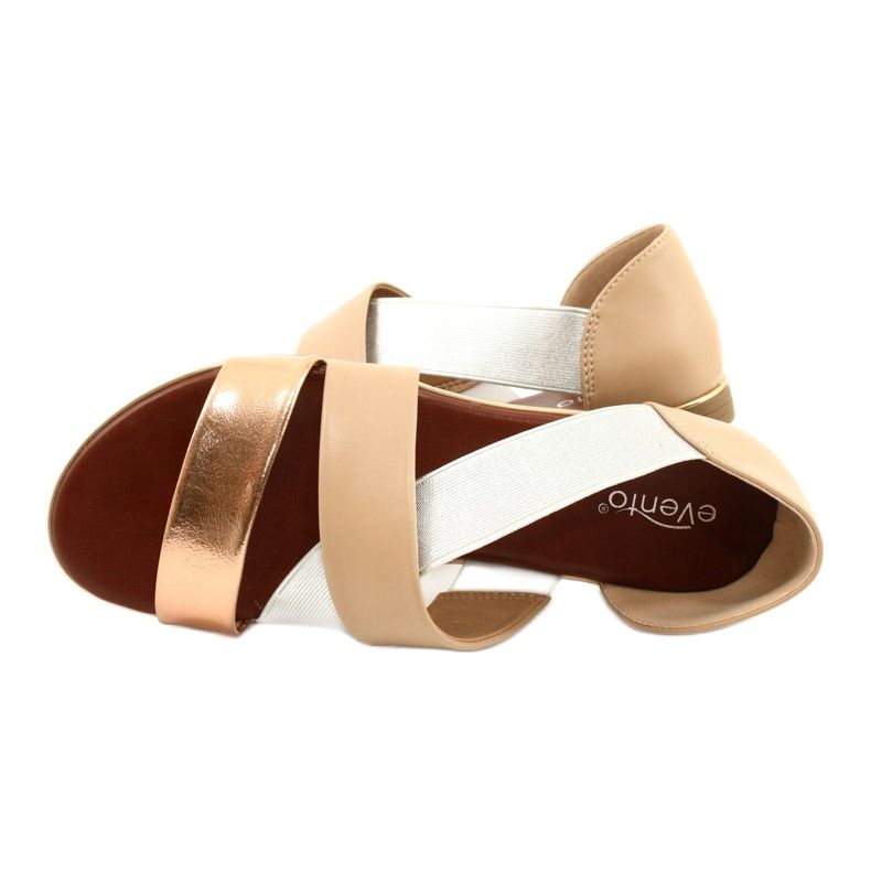 Sandali metallici femminili evento 21sd35-3882 beige 4