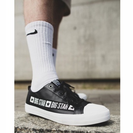 Sneakers Uomo Big Star Nere EE174069 bianca nero 2