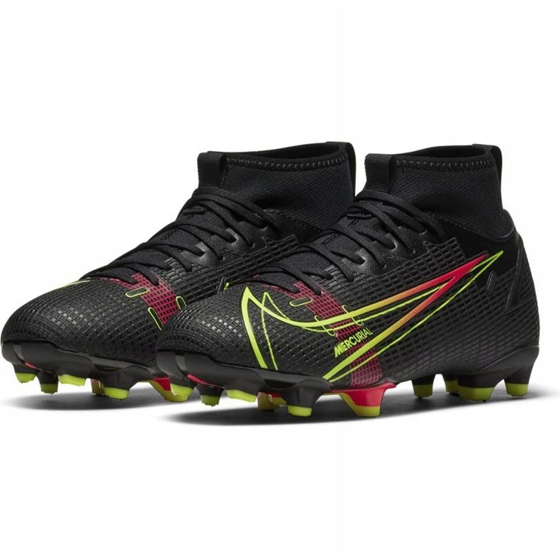Nike Mercurial Superfly 8 Academy Mg Jr CV1127 090 scarpe da calcio nero 2