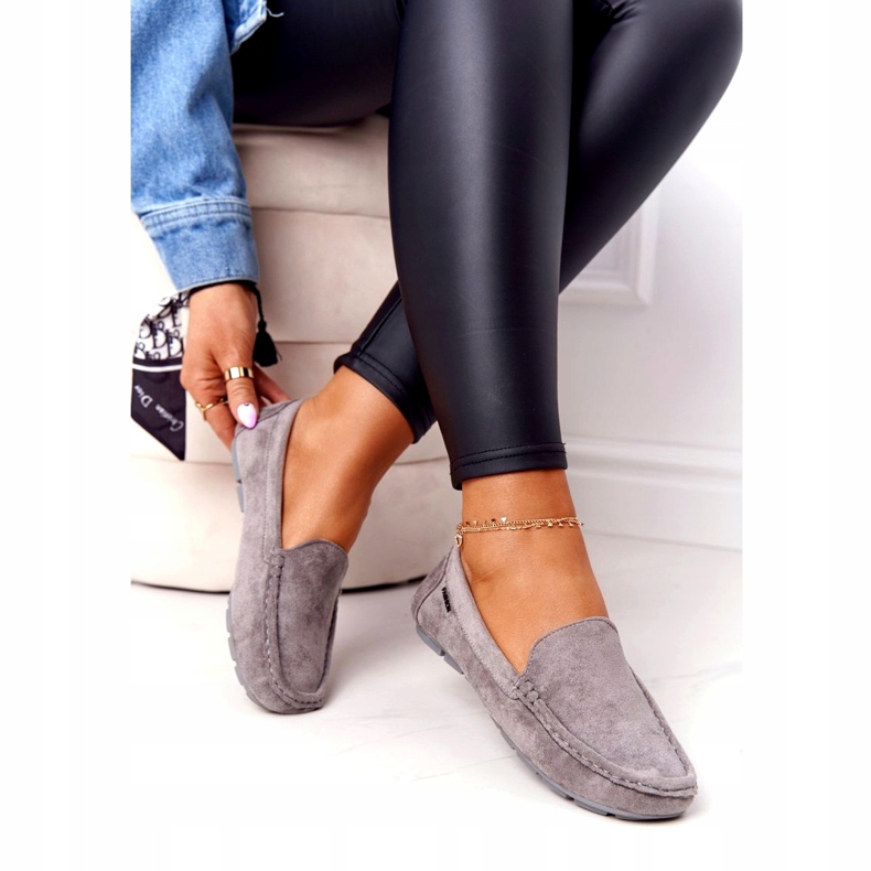 PH1 Mocassini Donna Scamosciati Grigio San Marino 1