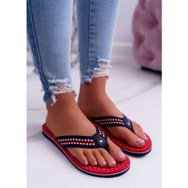 Ciabatte Donna Infradito Big Star Rosso DD274A252 blu navy 2