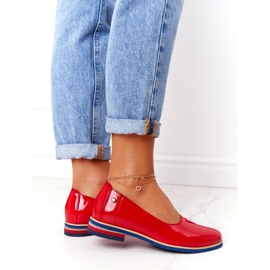 Scarpe in Pelle Laccata Maciejka 05035-08 Rosso 2