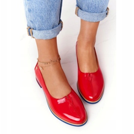 Scarpe in Pelle Laccata Maciejka 05035-08 Rosso 4