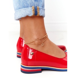 Scarpe in Pelle Laccata Maciejka 05035-08 Rosso 1