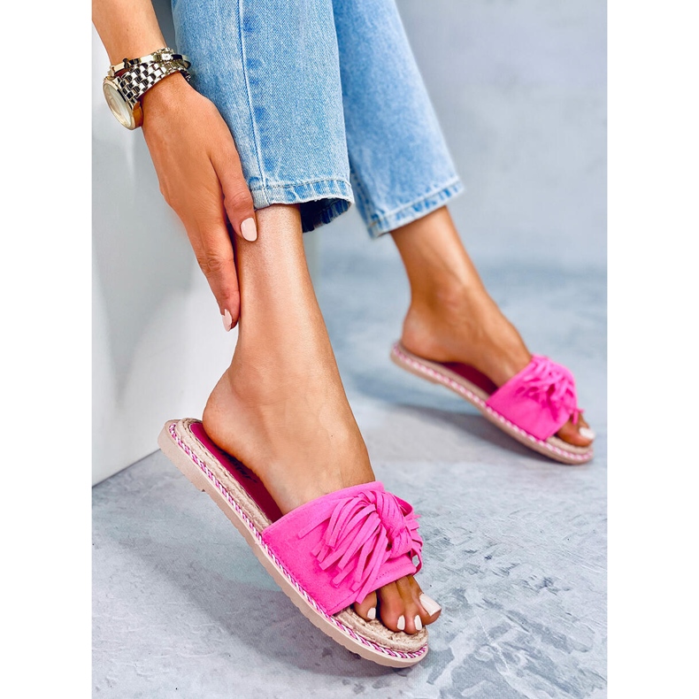 Ciabatte da donna fucsia CK159 Fushia rosa 2