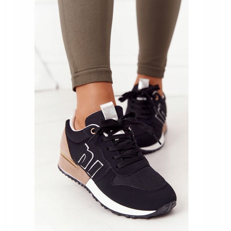 Scarpe sportive da donna Sneakers Black Maddie marrone nero 2