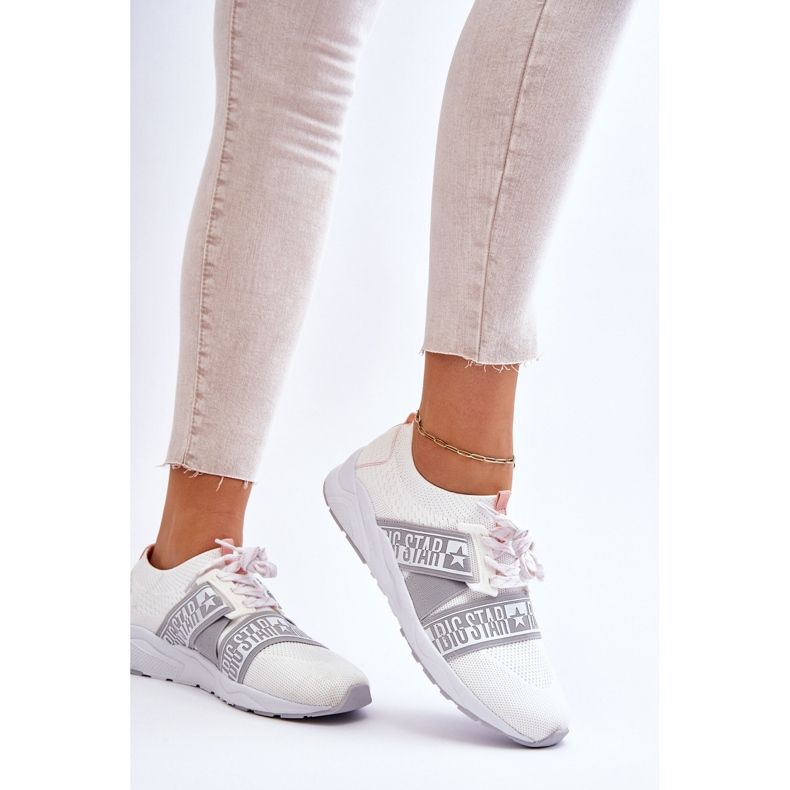 Scarpe Sportive Donna Memory Foam Big Star HH274355 Bianco bianca 2