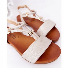 S.Barski Sandali per bambini S. Bararski Comfort Beżowe beige 1