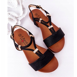 S.Barski Sandali per bambini S. Bararski Comfort Black nero 2