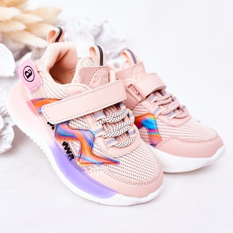 Apawwa Scarpe sportive per bambini Sneakers Pink Jump Jump rosa 2