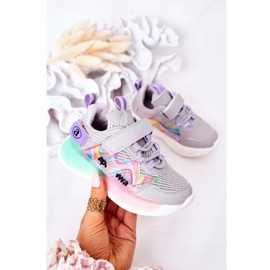 Apawwa Scarpe sportive per bambini Sneakers Grey Jump Jump grigio multicolore 2
