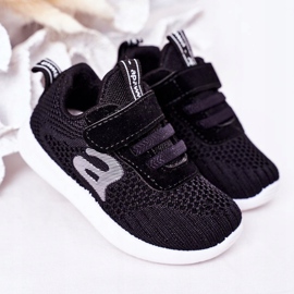 Apawwa Scarpe sportive nere per bambini Little Sportsman nero 2