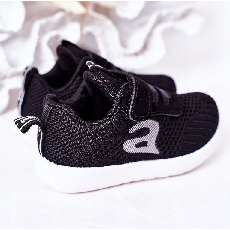 Apawwa Scarpe sportive nere per bambini Little Sportsman nero 1