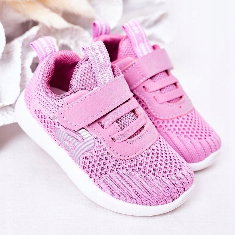 Apawwa Scarpe sportive per bambini rosa scuro Little Sportsman 1