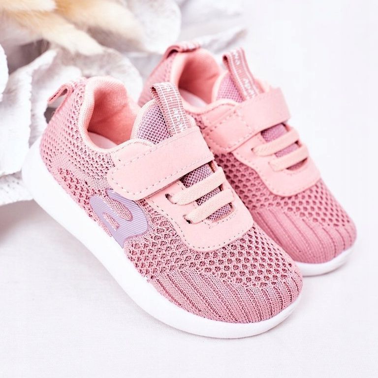 Apawwa Scarpe sportive rosa per bambini Little Sportsman 2