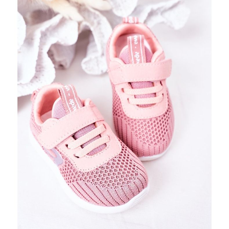 Apawwa Scarpe sportive rosa per bambini Little Sportsman 1