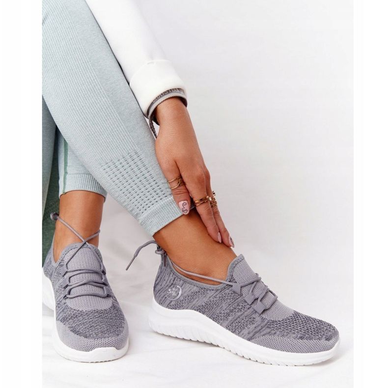 Scarpe Sportive da Donna Grey Workout grigio 1