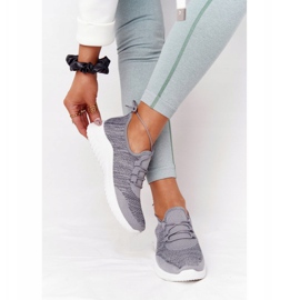 Scarpe Sportive da Donna Grey Workout grigio 2