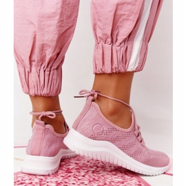 Scarpe sportive da donna Pink Workout rosa 2