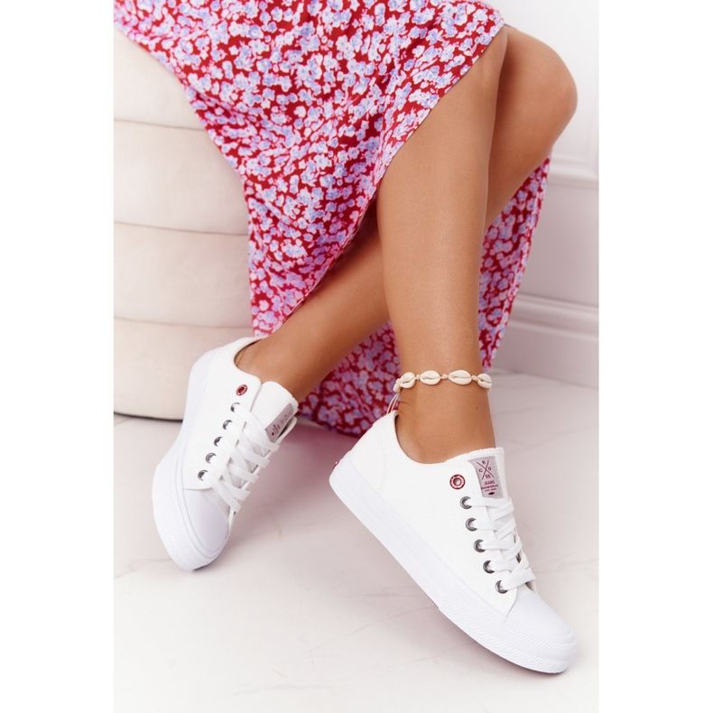 Sneakers Donna Cross Jeans HH2R4017C Bianco 2