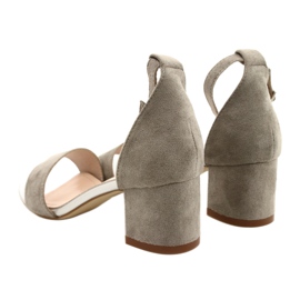 Sergio Leone Sandali su un pilastro eco basso SK839 argento d'argento 5