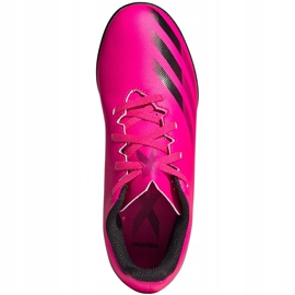 Scarpe da calcio Adidas X Ghosted.4 Tf FW6916 rosa rosa 1