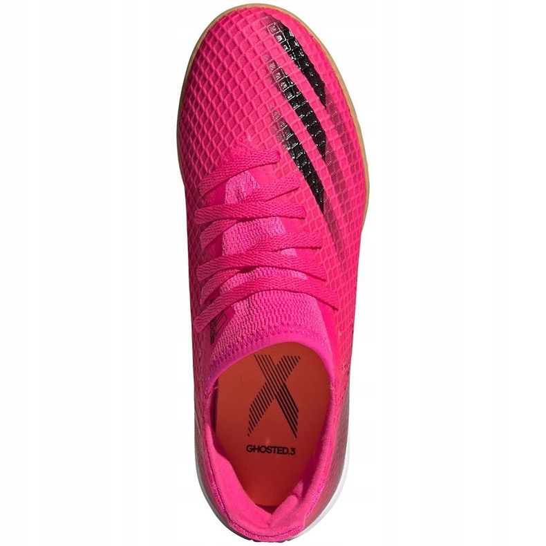 Scarpe da calcio Adidas X Ghosted.3 In Jr FW6925 rosa rosa 1