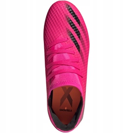 Scarpe da calcio Adidas X Ghosted.3 Fg Jr FW6935 rosa rosa 1