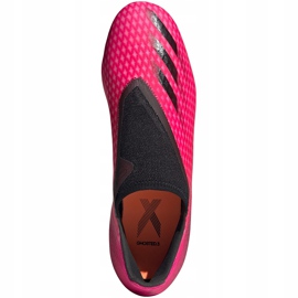 Scarpe da calcio Adidas X Ghosted.3 Ll Fg FW6968 rosa rosa 1