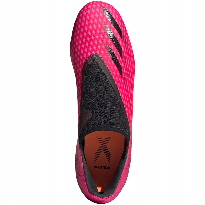 Scarpe da calcio Adidas X Ghosted.3 Ll Fg FW6968 rosa rosa 1