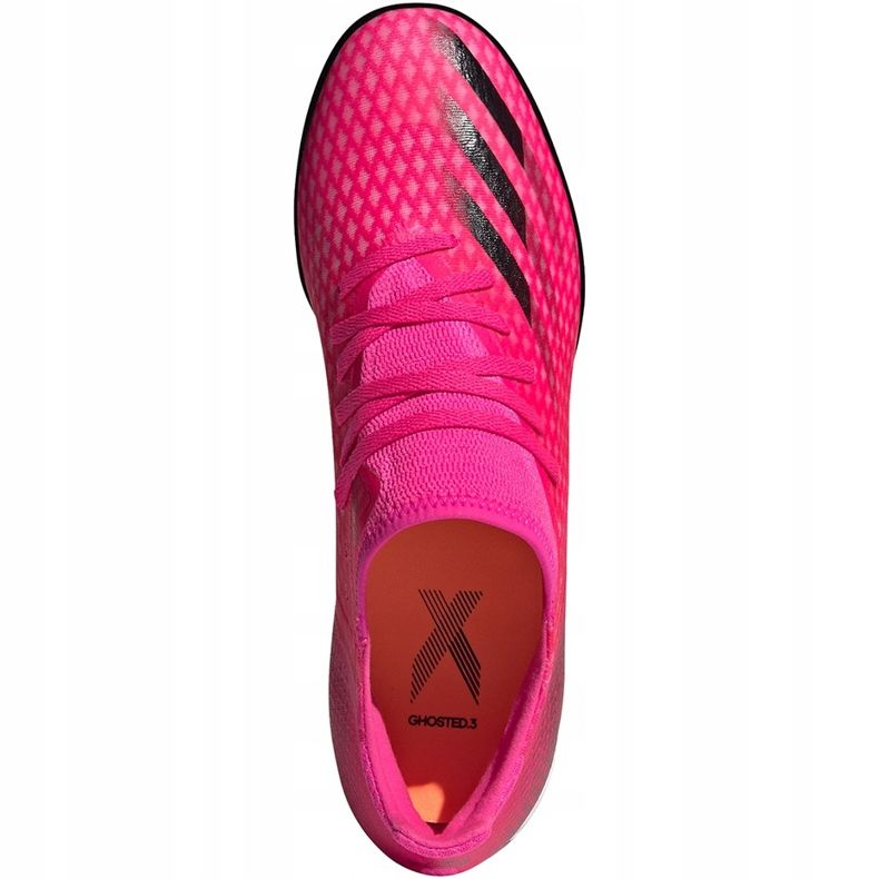 Scarpe da calcio Adidas X Ghosted.3 Tf FW6940 rosa rosa 1