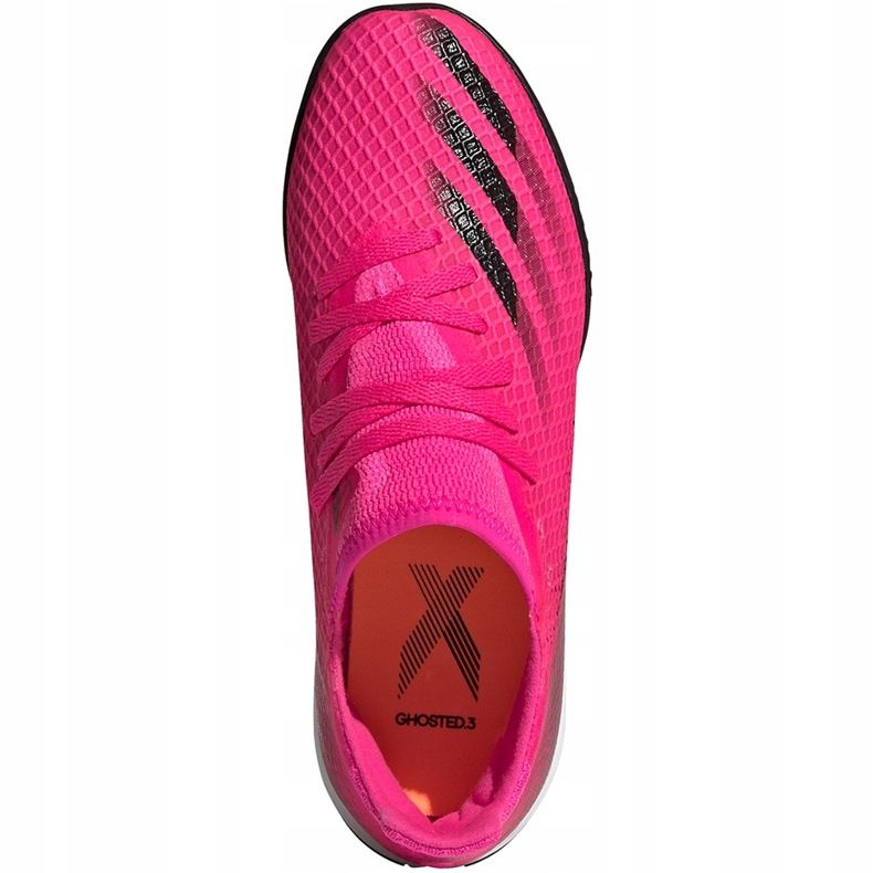 Scarpe da calcio Adidas X Ghosted.3 Tf Jr FW6927 rosa rosa 1