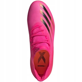 Scarpe da calcio Adidas X Ghosted.1 Fg Jr FW6956 rosa 1