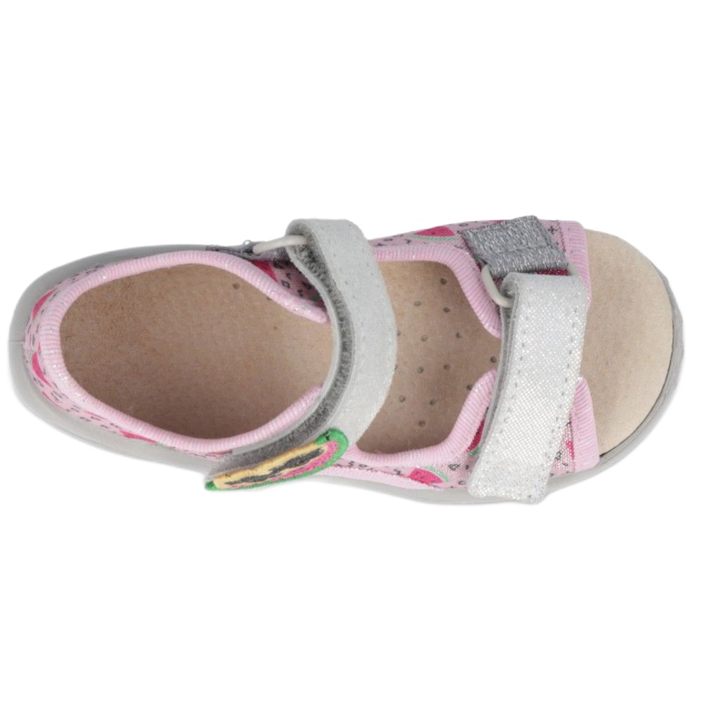 Sandali per bambini preventivi Befado 065X152 rosa argento 2
