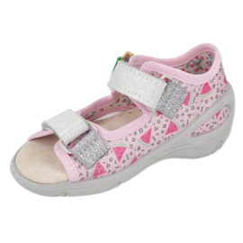 Sandali per bambini preventivi Befado 065X152 rosa d'argento 3