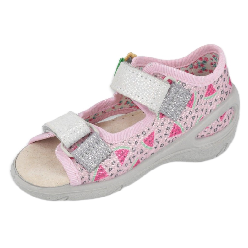 Sandali per bambini preventivi Befado 065X152 rosa argento 3