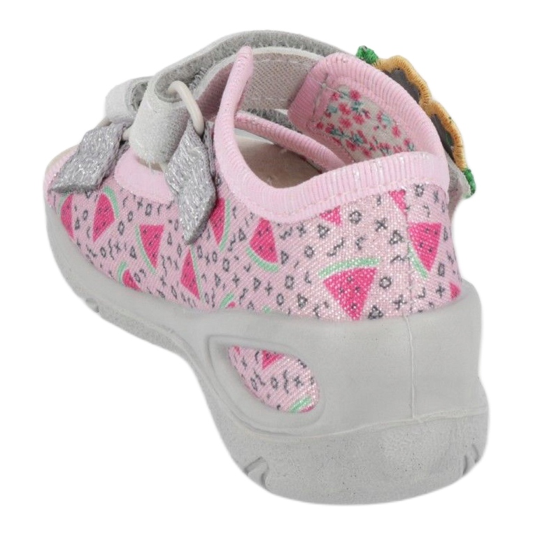 Sandali per bambini preventivi Befado 065X152 rosa argento 1