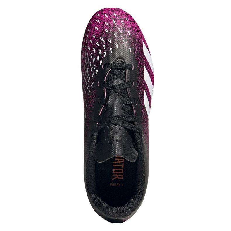 Scarpe da calcio Adidas Predator Freak.4 FxG Jr FW7536 multicolore rosa 2