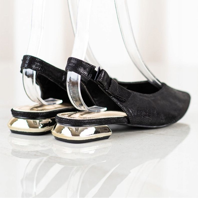 Goodin Décolleté alla moda in Spitz nero 1