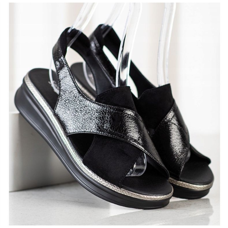 Sandali senza lacci Sergio Leone nero 1