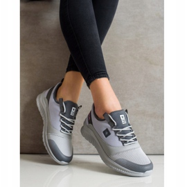 SHELOVET Sneakers sportive leggere grigio 2