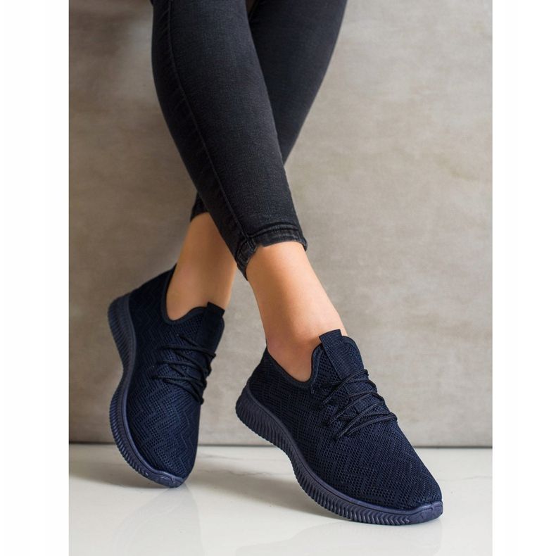 SHELOVET Scarpe sportive traforate blu navy blu 1