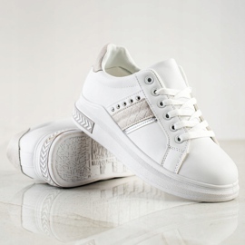 SHELOVET Scarpe da ginnastica casual bianco 1