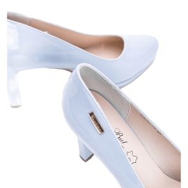 Pumps blu sulla piattaforma Melody 1